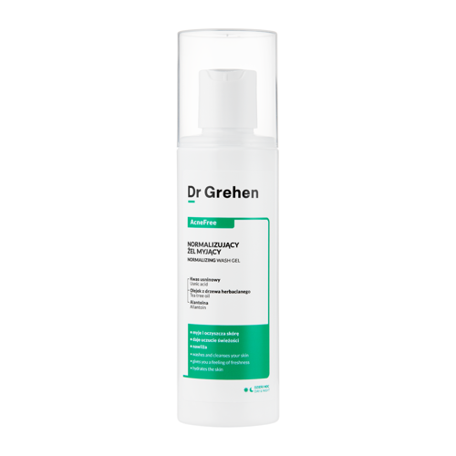 Dr Grehen - AcneFree - Normalizing Wash Gel - Normalizējoša mazgājoša želeja - 200ml