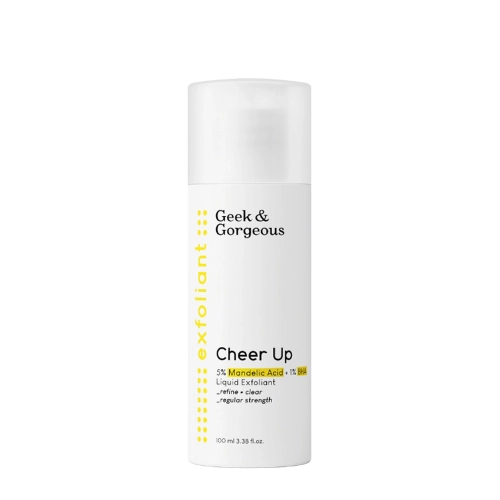 Geek & Gorgeous - Cheer Up - Vidējs Eksfoliants Kombinētai un Ādai ar Akne ar 6% Mandeļskābēm un BHA - 100ml