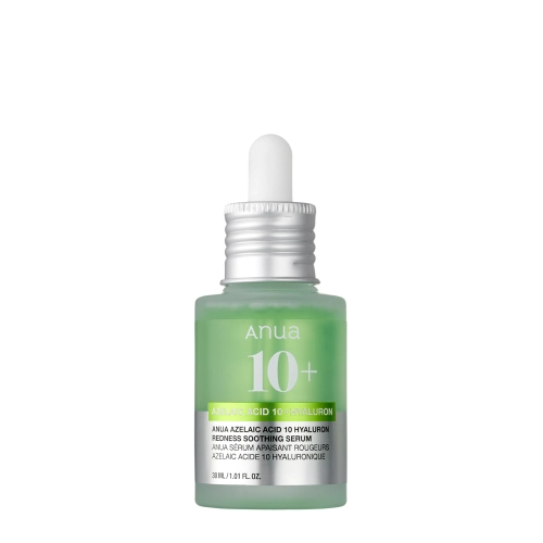 Anua - Azelaic Acid 10 Hyaluron Redness Soothing Serum - Serums ar Azelaīnskābi un Hialuronskābi - 30ml