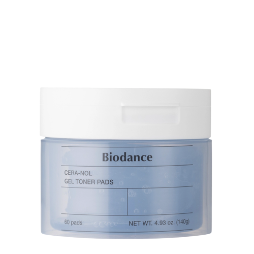 Biodance - Cera-nol Gel Toner Pads - Mitrinoši Želejas Sejas Spilventiņi - 60 gab.