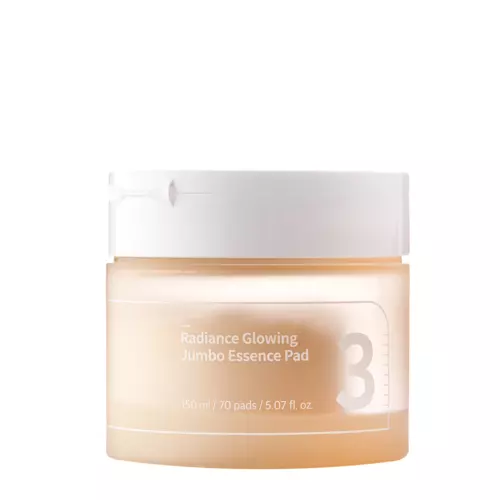 Numbuzin - No.3 Radiance Glowing Jumbo Essence Pad - Izgaismojoši Sejas Spilventiņi - 70gab.