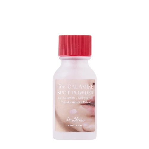 Dr. Althea - 15% Calamine Spot Powder - Līdzeklis Ādas Nepilnību Novēršanai - 15 ml