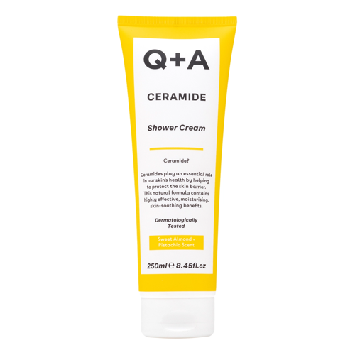 Q+A - Ceramide Shower Cream – Keramīdu Ķermeņa Mazgāšanas Krēms - 250 ml