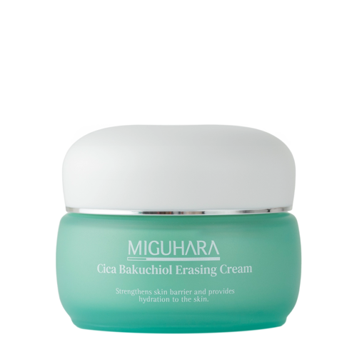 Miguhara - Cica Bakuchiol Erasing Cream - Barojošs un Nomierinošs Sejas Krēms ar Bakučiolu un Āzijas Centellu - 50ml