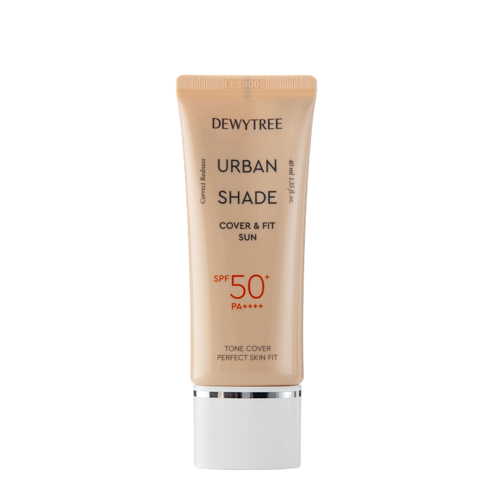 Dewytree - Urban Shade Cover And Fit Sun SPF50+/PA++++ - Тонуючий сонцезахисний крем для обличчя - 40ml