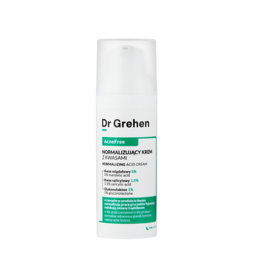 Dr Grehen - AcneFree - Normalizing Acid Cream - Нормалізуючий крем з кислотами - 50ml