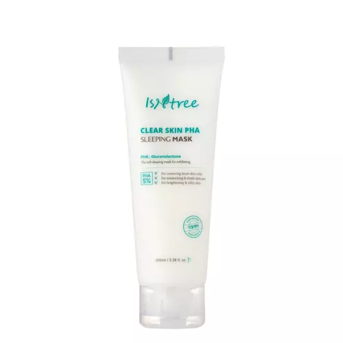 Isntree - Відновлювальна нічна маска з PHA-кислотою - Clear Skin PHA Sleeping Mask - 100ml