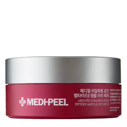 Medi-Peel - Hyaluron Rose Peptide Eye Patch - Гідрогелеві патчі з екстрактом троянди і пептидами - 60шт.