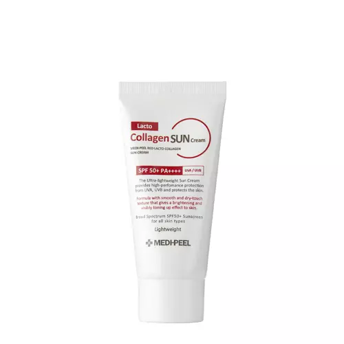 Medi-Peel - Red Lacto Collagen Sun Cream - Себорегулюючий сонцезахисний крем - 50ml