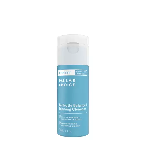 Paula's Choice - Resist - Perfectly Balanced Foaming Cleanser - М'який гель для вмивання обличчя - 30ml