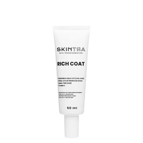 SkinTra - Rich Coat SPF50+/PA++++ IR, Blue Light - Антиоксидантний сонцезахисний крем - 50ml