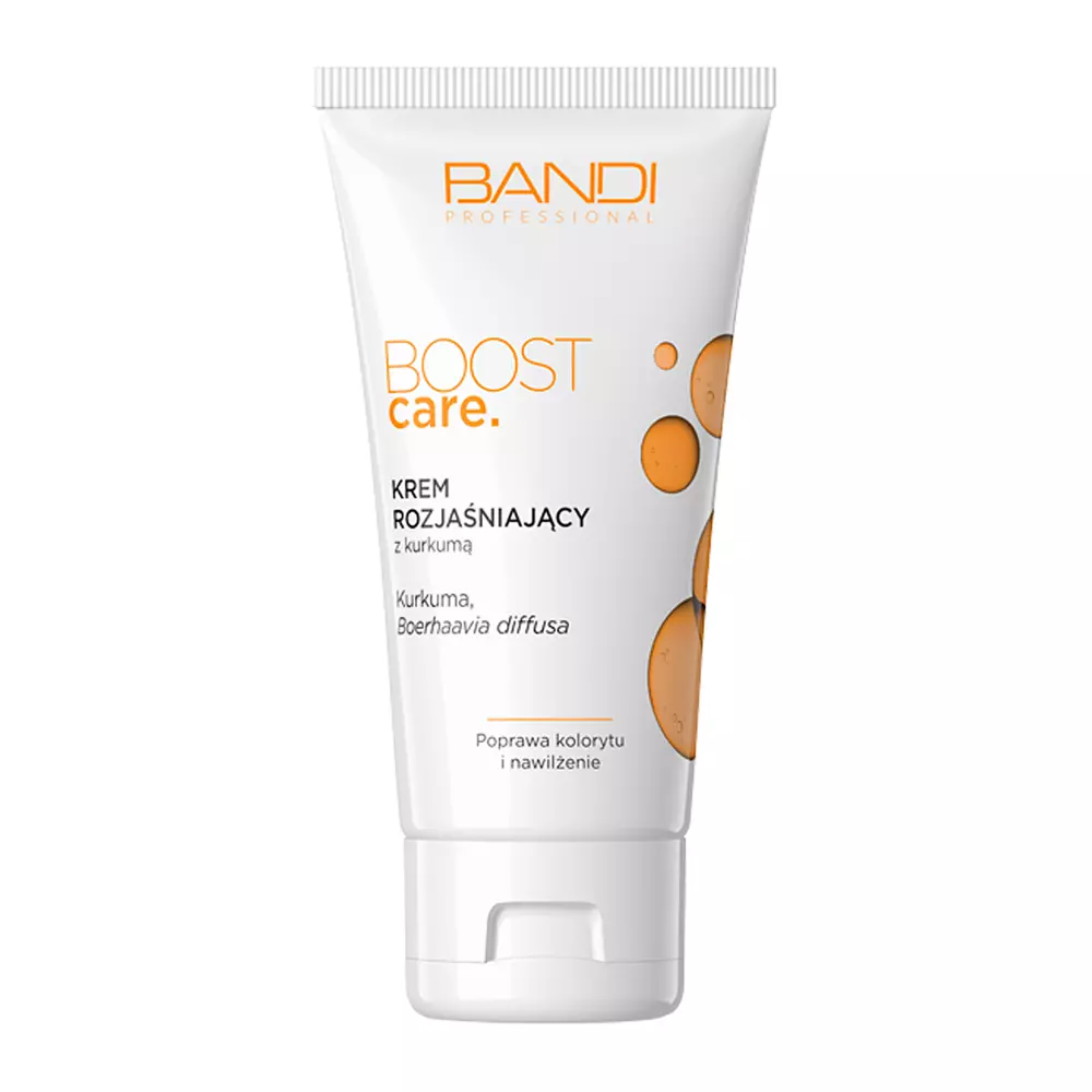 Bandi - Освітлювальний крем для обличчя з куркумою - Professional - Boost Care - 50ml