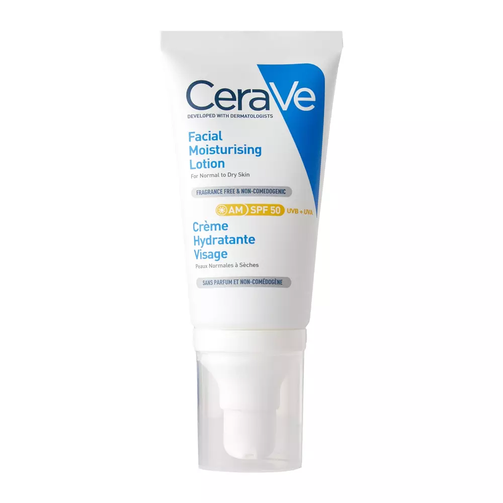 CeraVe - Зволожувальний крем для обличчя із SPF50 - 52ml