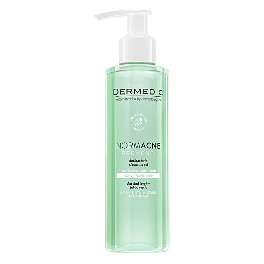 Dermedic - Normacne - Antibacterial Cleansing Gel - Антибактеріальний гель для вмивання обличчя - 200ml