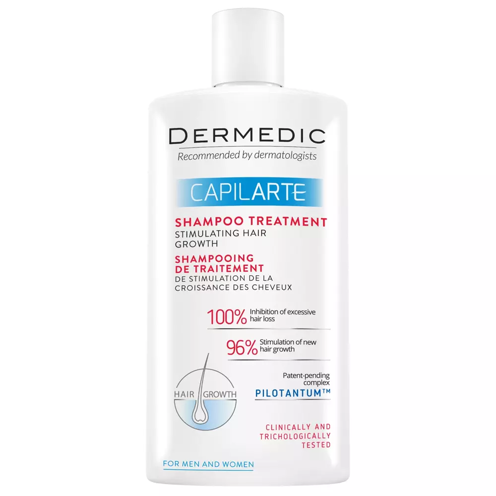 Dermedic - Шампунь, що стимулює ріст волосся - Capilarte - Shampoo Treatment Stimulating Hair Growth - 300ml