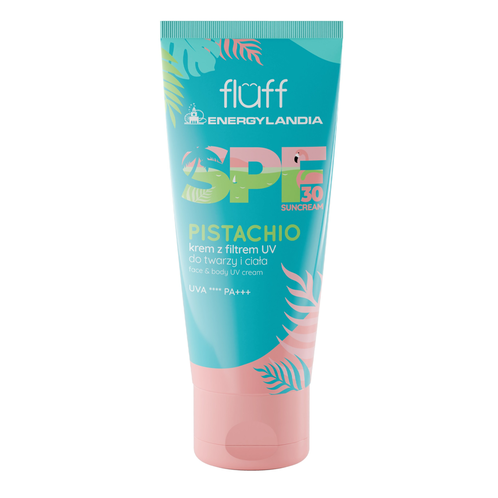 Fluff - Face & Body UV Cream - Pistachio - Сонцезахисний крем для обличчя та тіла SPF30 - 100ml