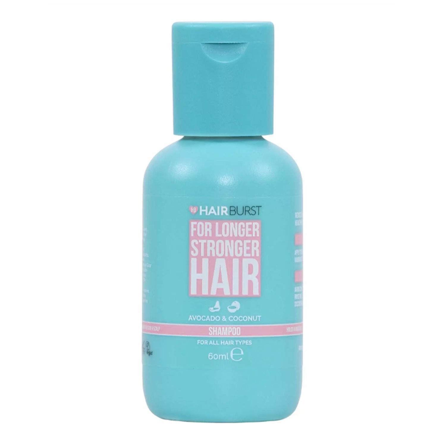 Hairburst - Longer Stronger Hair Shampoo - Зволожувальний шампунь для волосся - Mini - 60ml