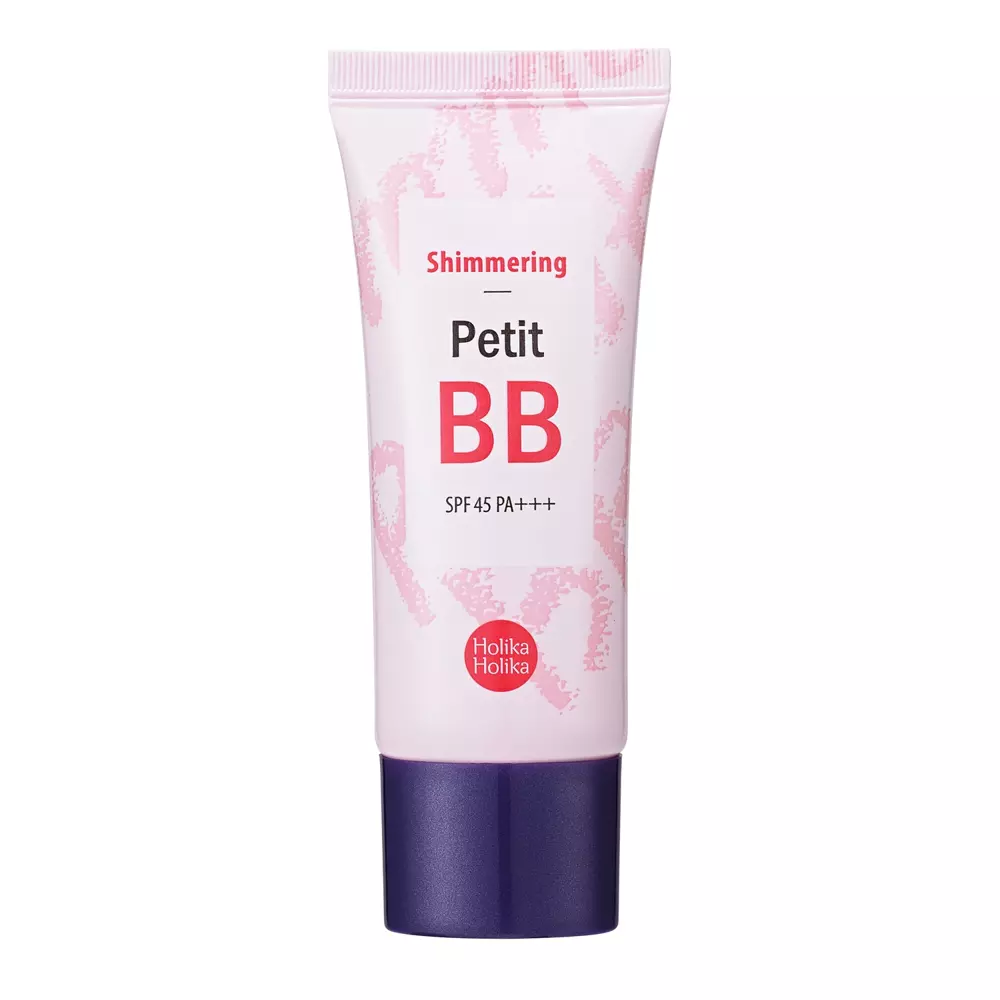 Holika Holika - Сонцезахисний BB-крем для сяйва шкіри обличчя - Shimmering Petit BB Cream - SPF45 PA+++ - 30ml