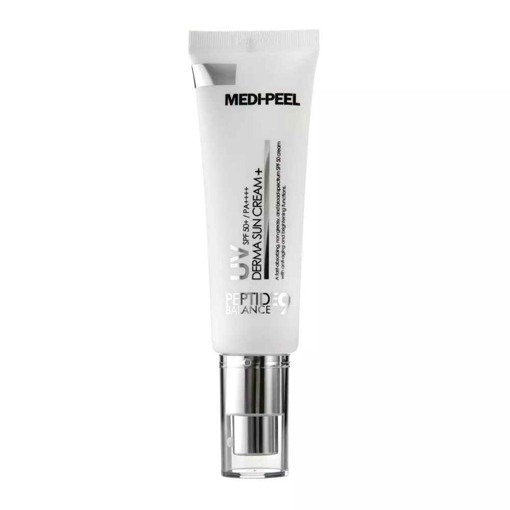 Medi-Peel - Peptide 9 UV Derma Sun Cream SPF50+ PA++++ - Зволожувальний сонцезахисний крем - 50ml