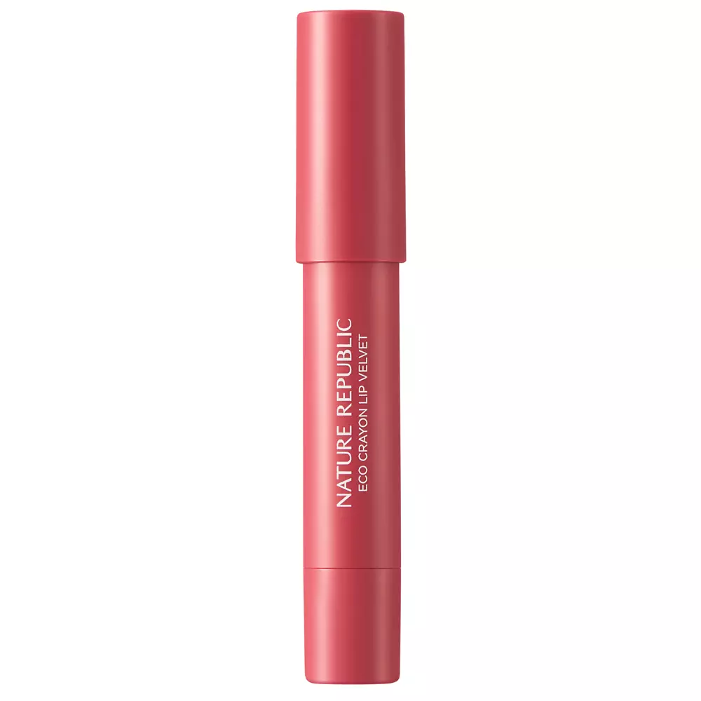 Nature Republic - By Flower Eco Crayon Lip Velvet - Помада для губ у формі олівця - 03 Hibiscus - 2,8g