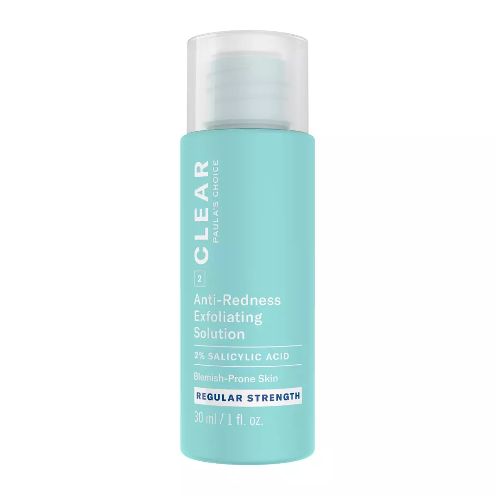 Paula's Choice - Clear - Regular Strenght Anti-Redness Exfoliating Solution 2% BHA - Відлущувальний тонік із 2% саліциловою кислотою - 30ml