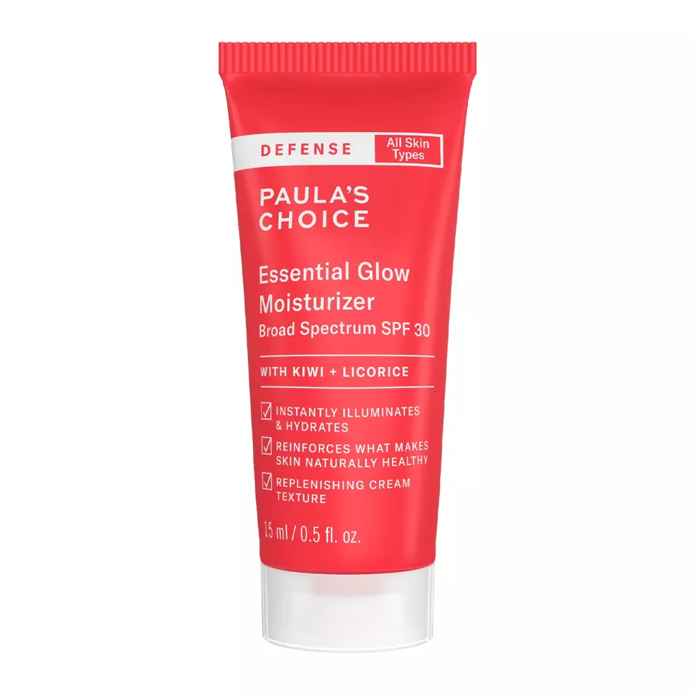 Paula's Choice - Defense - Essential Glow Moisurizer SPF30 - Зволожувальний сонцезахисний крем для сяйва шкіри - 15ml