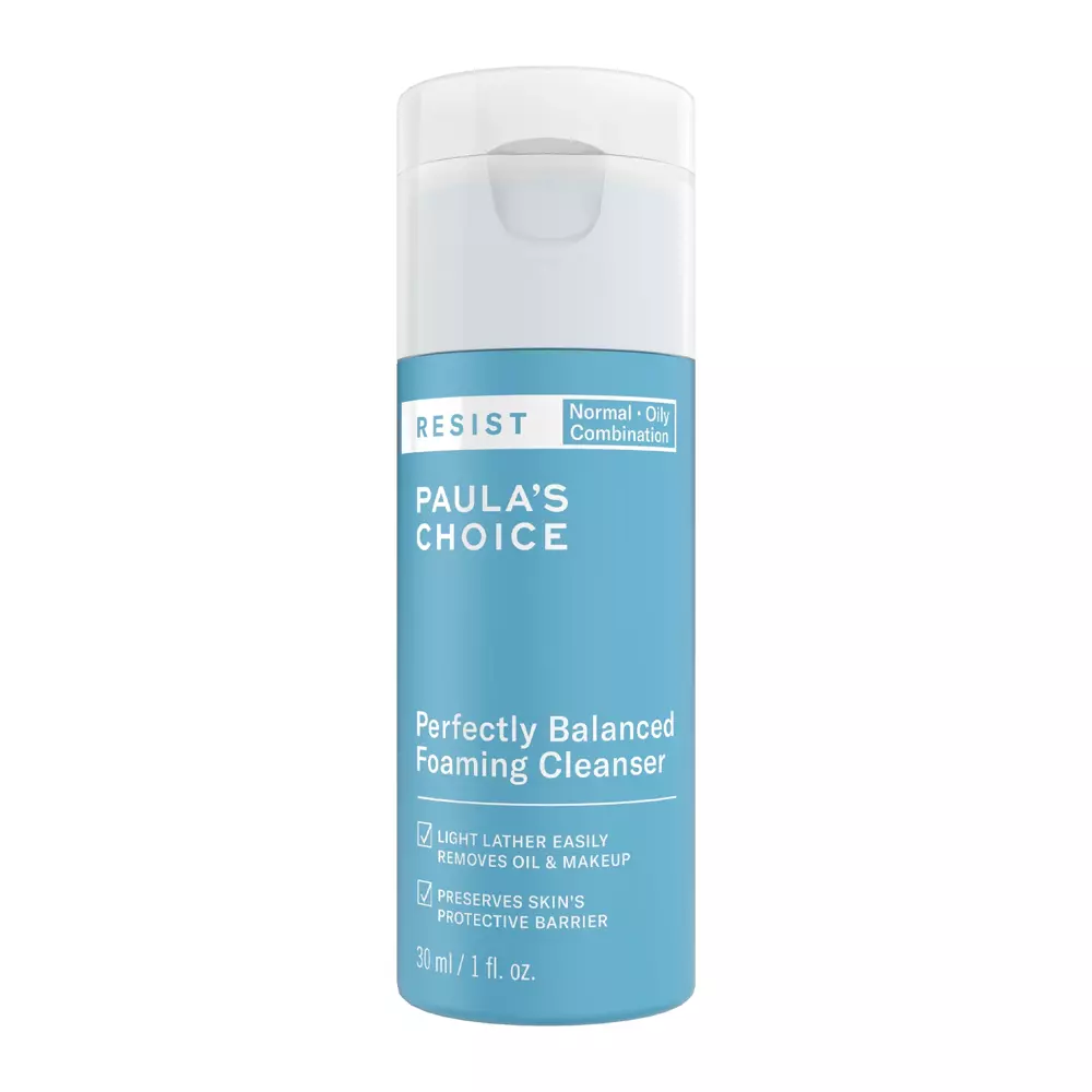 Paula's Choice - Resist - Perfectly Balanced Foaming Cleanser - М'який гель для вмивання обличчя - 30ml