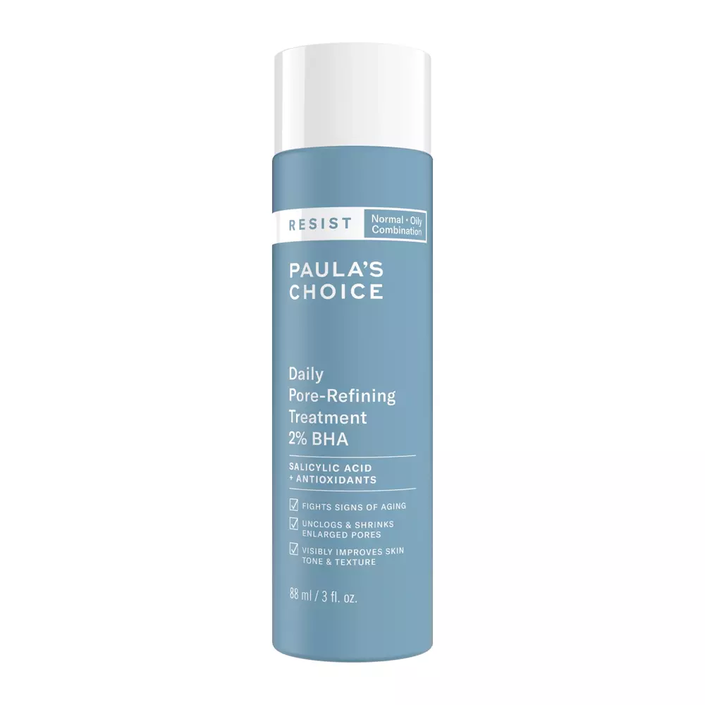 Paula's Choice - Resist - Тонік для звуження й очищення пор - Daily Pore-Refining Treatment 2% BHA - 88ml