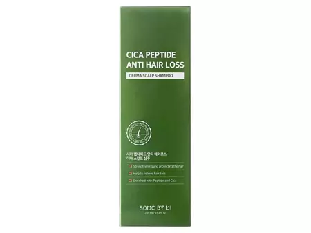 Some By Mi - Cica Peptide Anti Hair Loss Derma Scalp Shampoo - Шампунь проти випадіння волосся з пептидами - 285ml