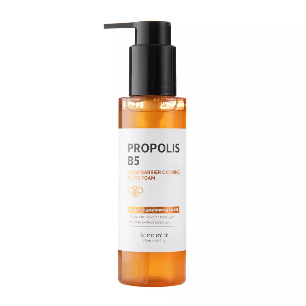 Some By Mi - Гідрофільна олія з екстрактом прополісу - Propolis B5 Glow Barrier Calming Oil To Foam - 120ml